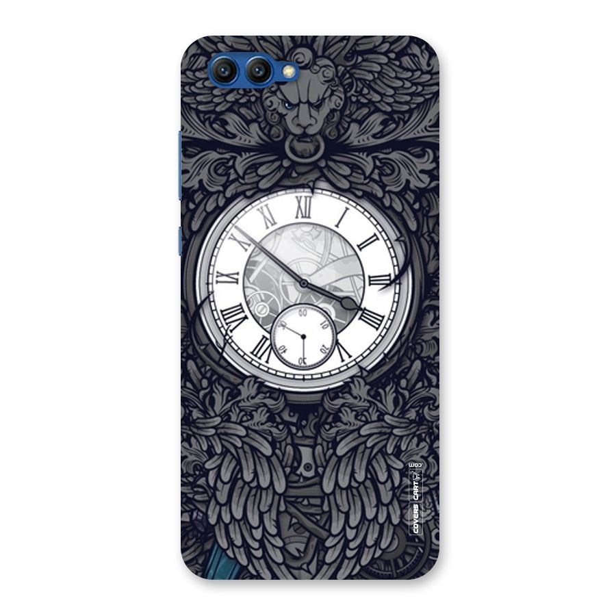 Artsy Wall Clock Back Case for Honor View 10