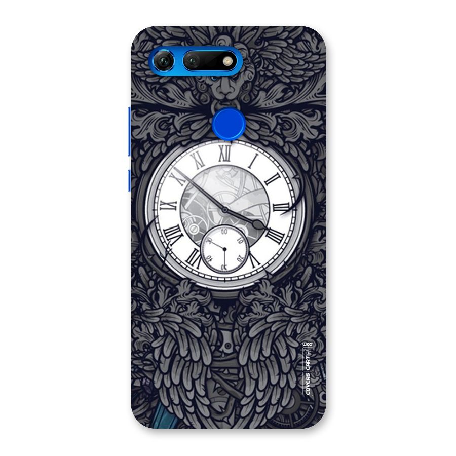 Artsy Wall Clock Back Case for Honor View 20