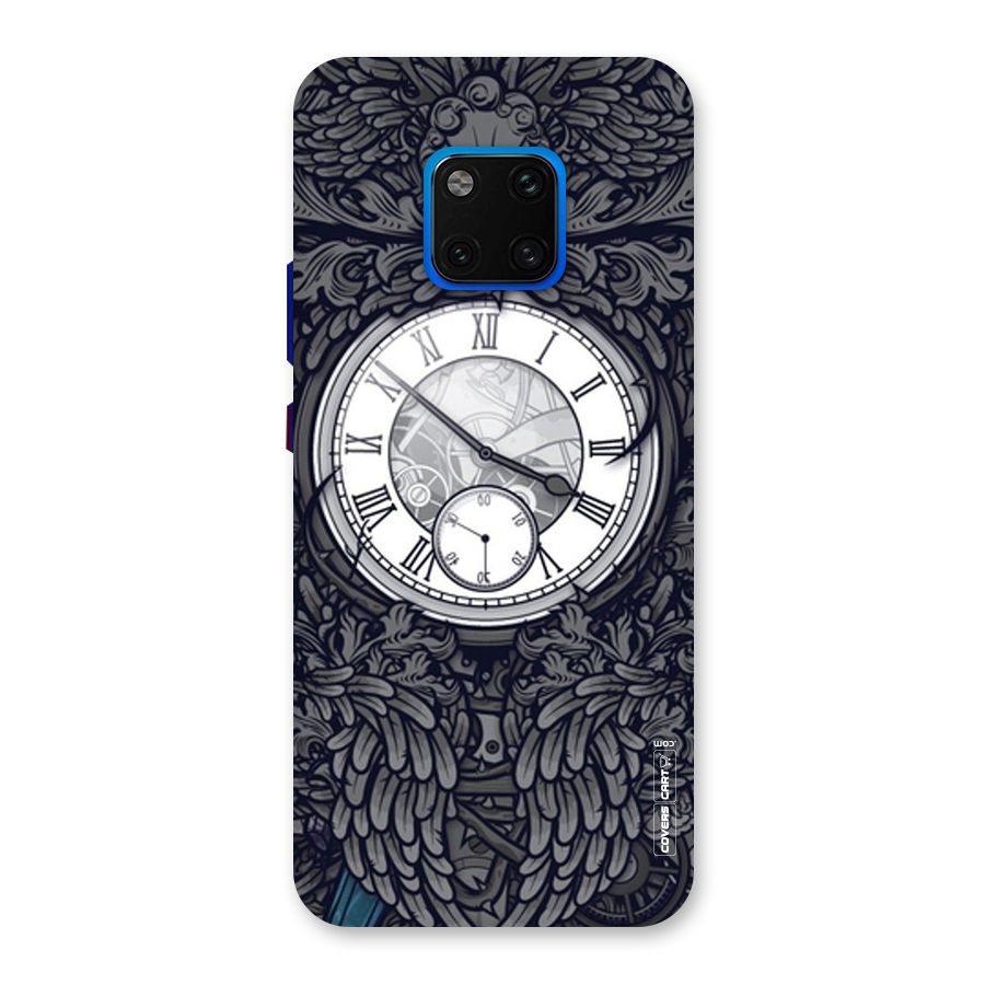 Artsy Wall Clock Back Case for Huawei Mate 20 Pro