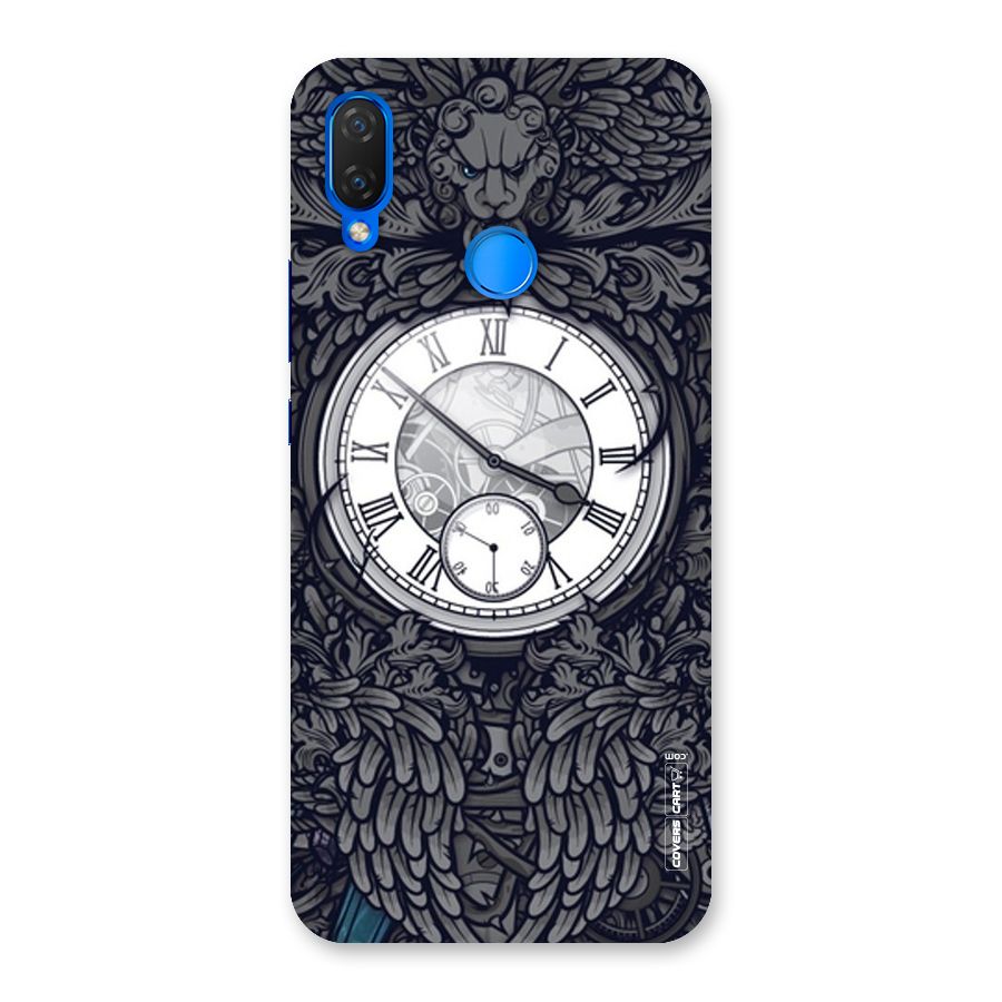 Artsy Wall Clock Back Case for Huawei Nova 3i