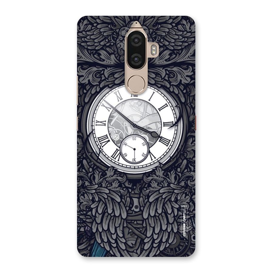 Artsy Wall Clock Back Case for Lenovo K8 Note