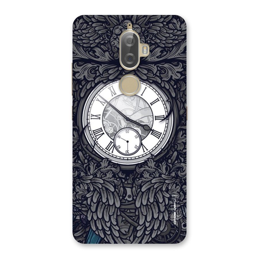 Artsy Wall Clock Back Case for Lenovo K8 Plus