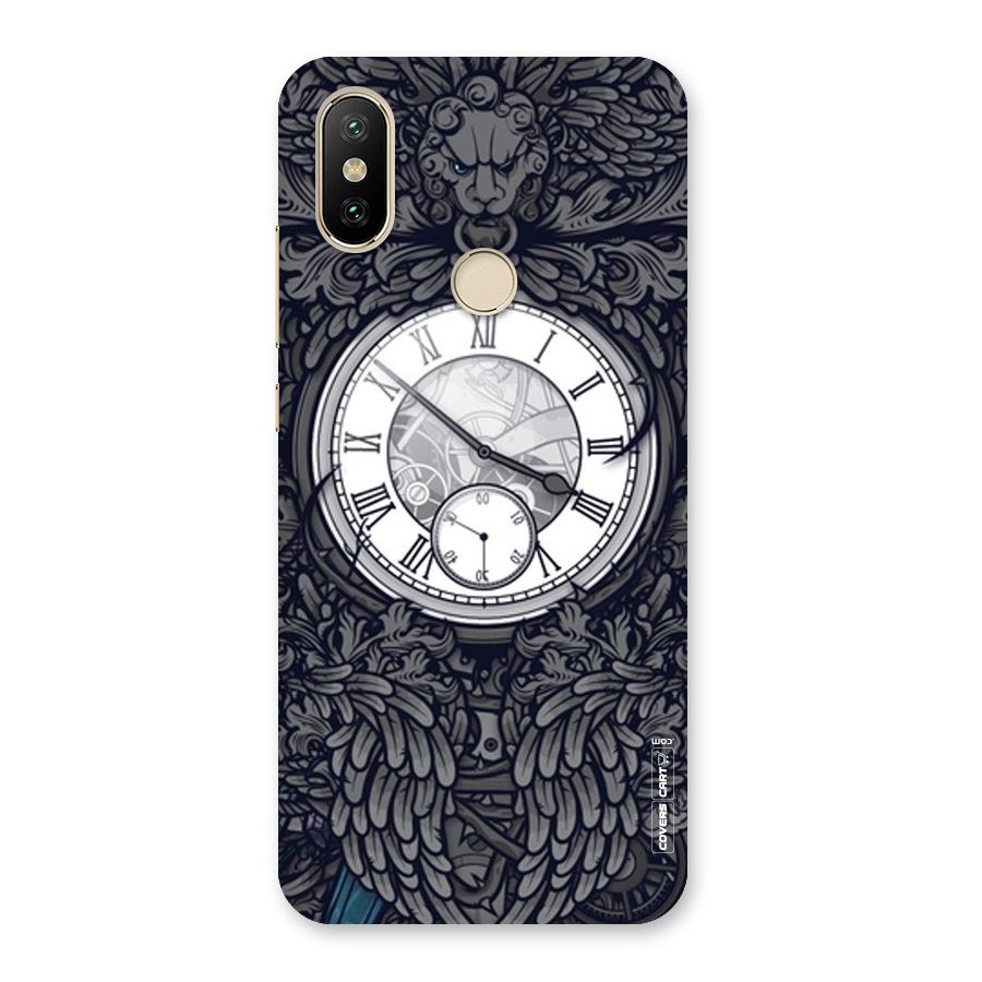 Artsy Wall Clock Back Case for Mi A2