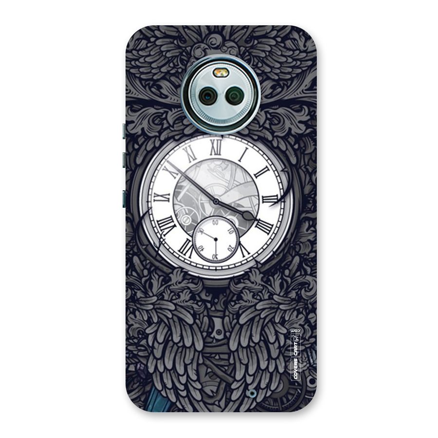 Artsy Wall Clock Back Case for Moto X4