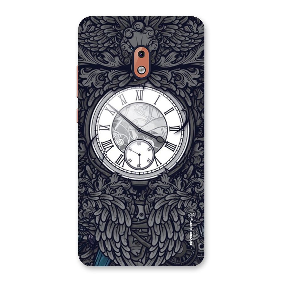 Artsy Wall Clock Back Case for Nokia 2.1