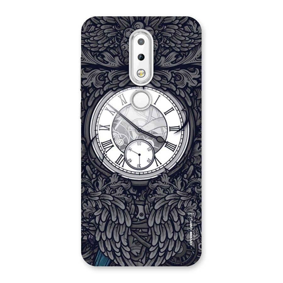 Artsy Wall Clock Back Case for Nokia 6.1 Plus