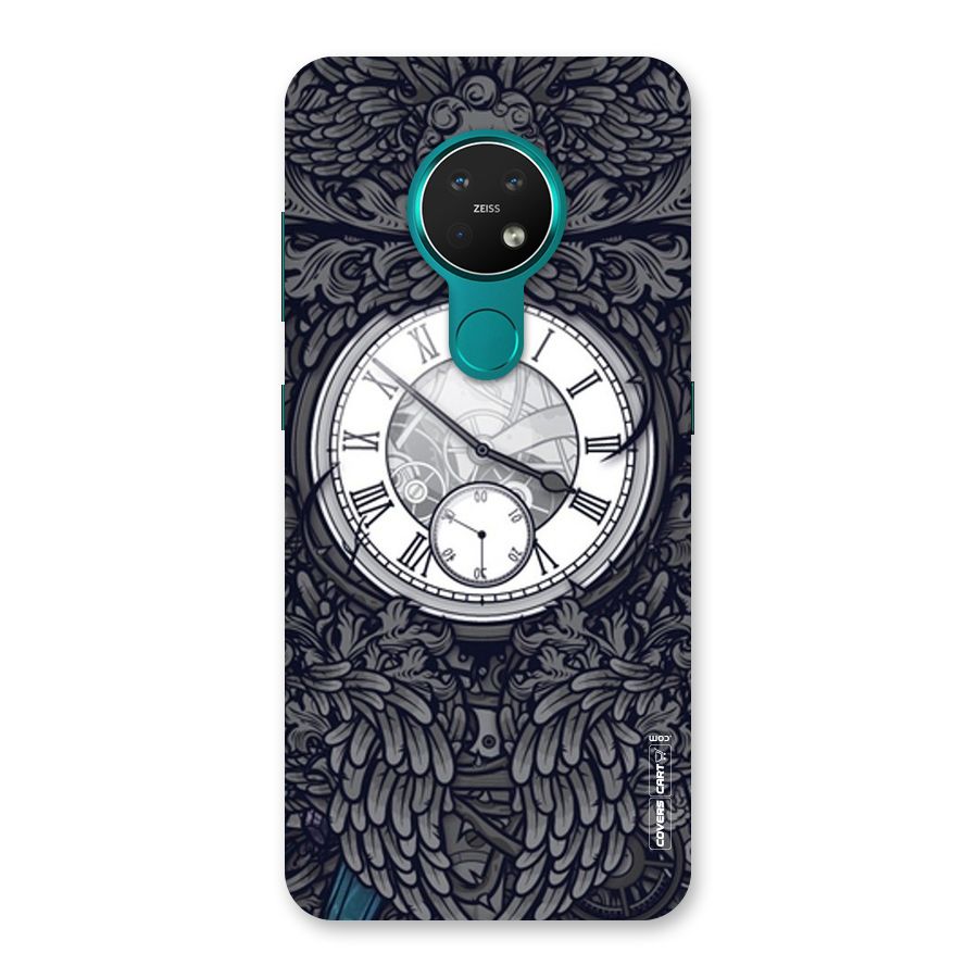 Artsy Wall Clock Back Case for Nokia 7.2