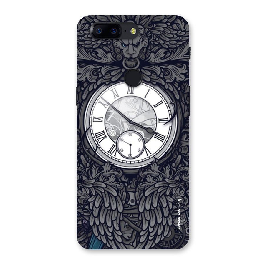 Artsy Wall Clock Back Case for OnePlus 5T
