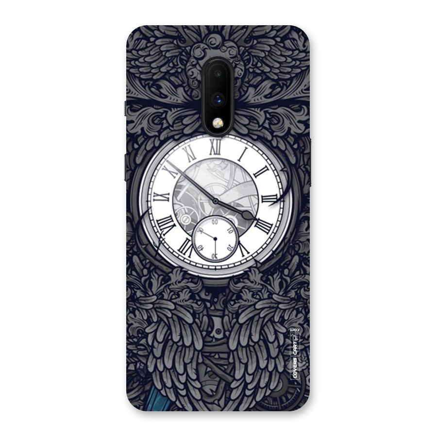 Artsy Wall Clock Back Case for OnePlus 7