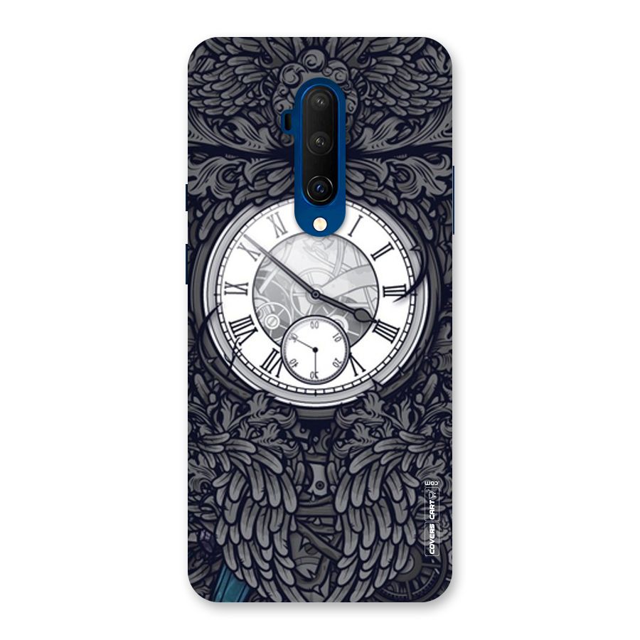 Artsy Wall Clock Back Case for OnePlus 7T Pro