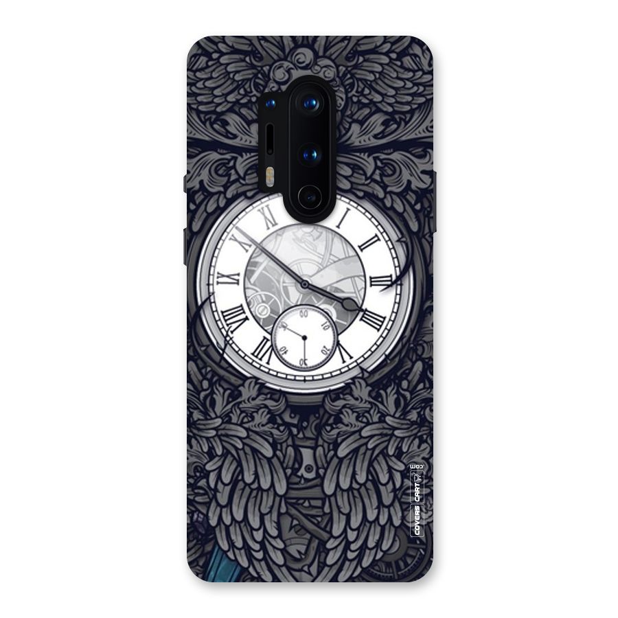 Artsy Wall Clock Back Case for OnePlus 8 Pro