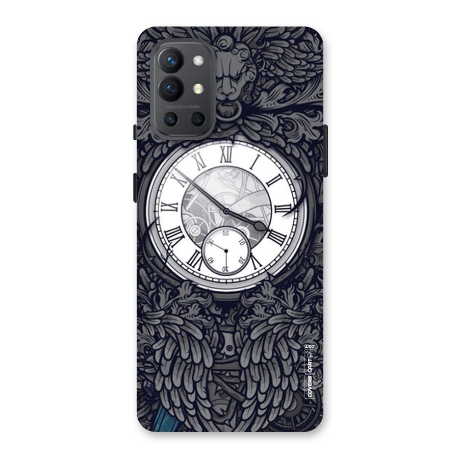 Artsy Wall Clock Back Case for OnePlus 9R