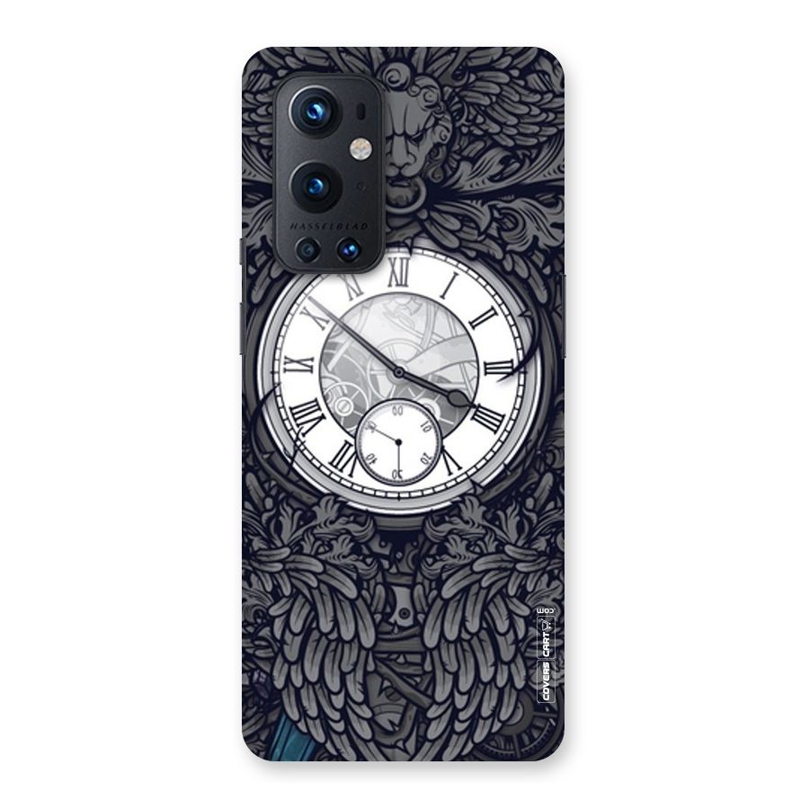 Artsy Wall Clock Back Case for OnePlus 9 Pro