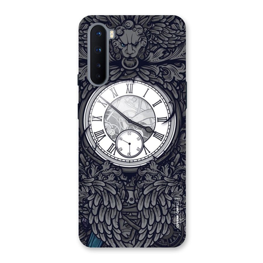 Artsy Wall Clock Back Case for OnePlus Nord