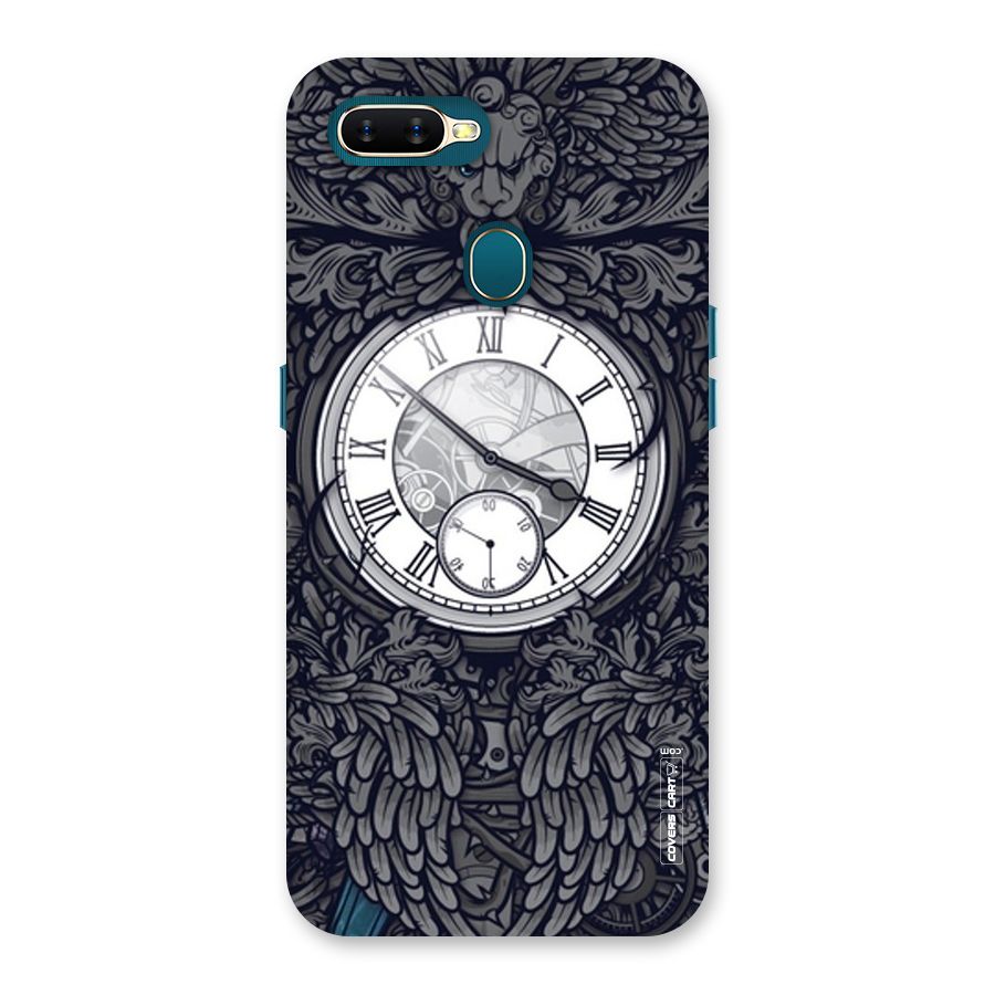 Artsy Wall Clock Back Case for Oppo A11k