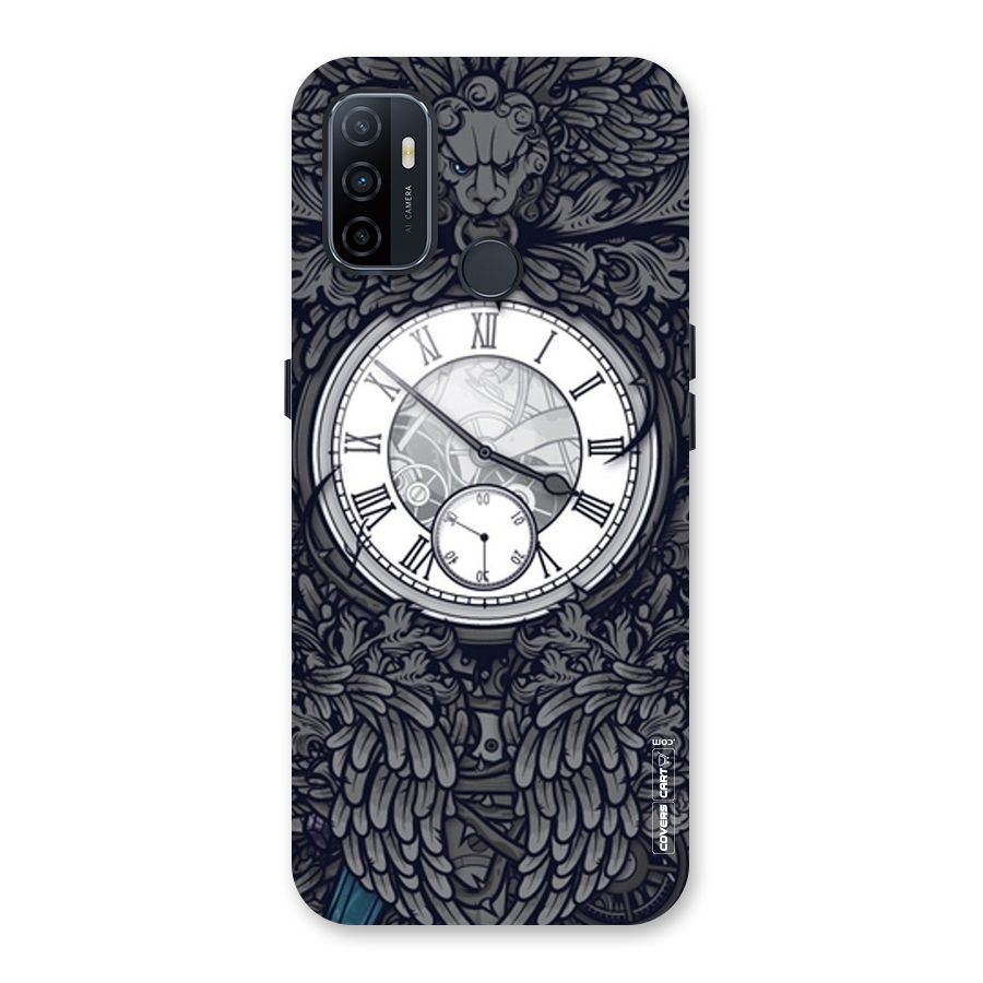 Artsy Wall Clock Back Case for Oppo A32