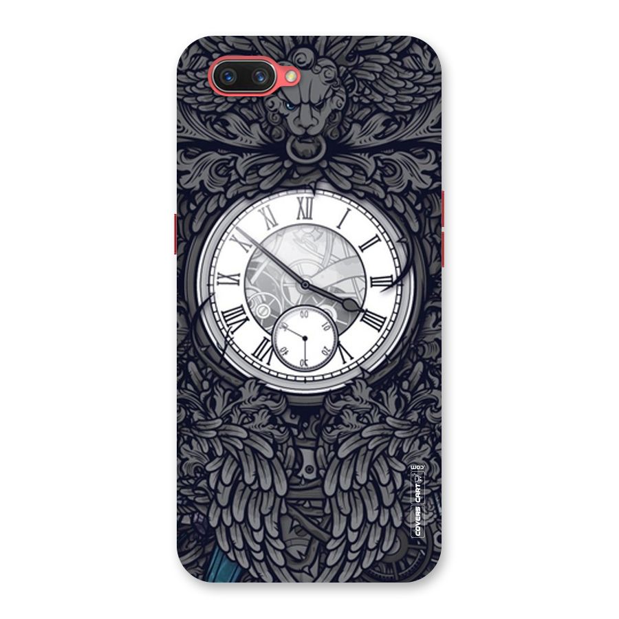 Artsy Wall Clock Back Case for Oppo A3s