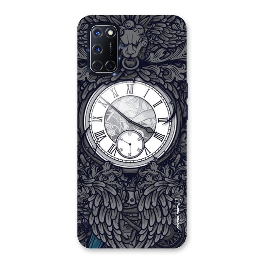 Artsy Wall Clock Back Case for Oppo A52