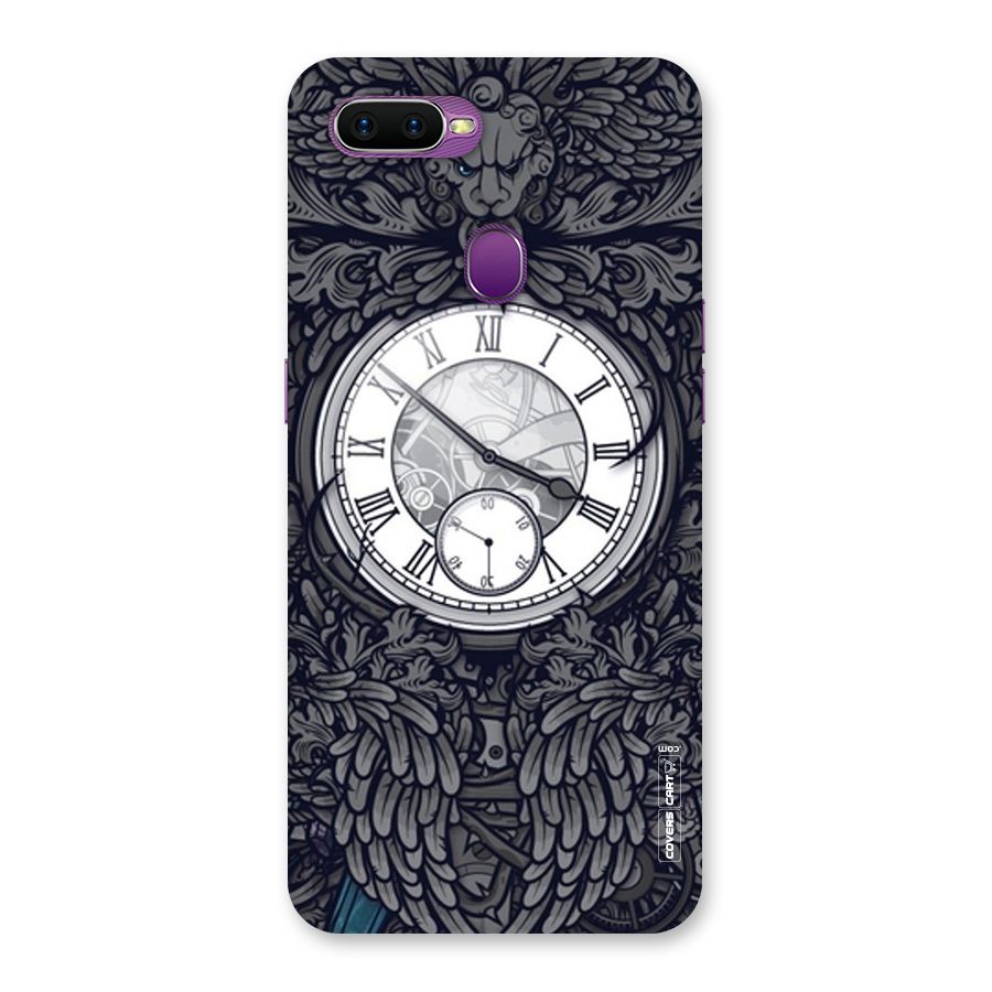 Artsy Wall Clock Back Case for Oppo F9