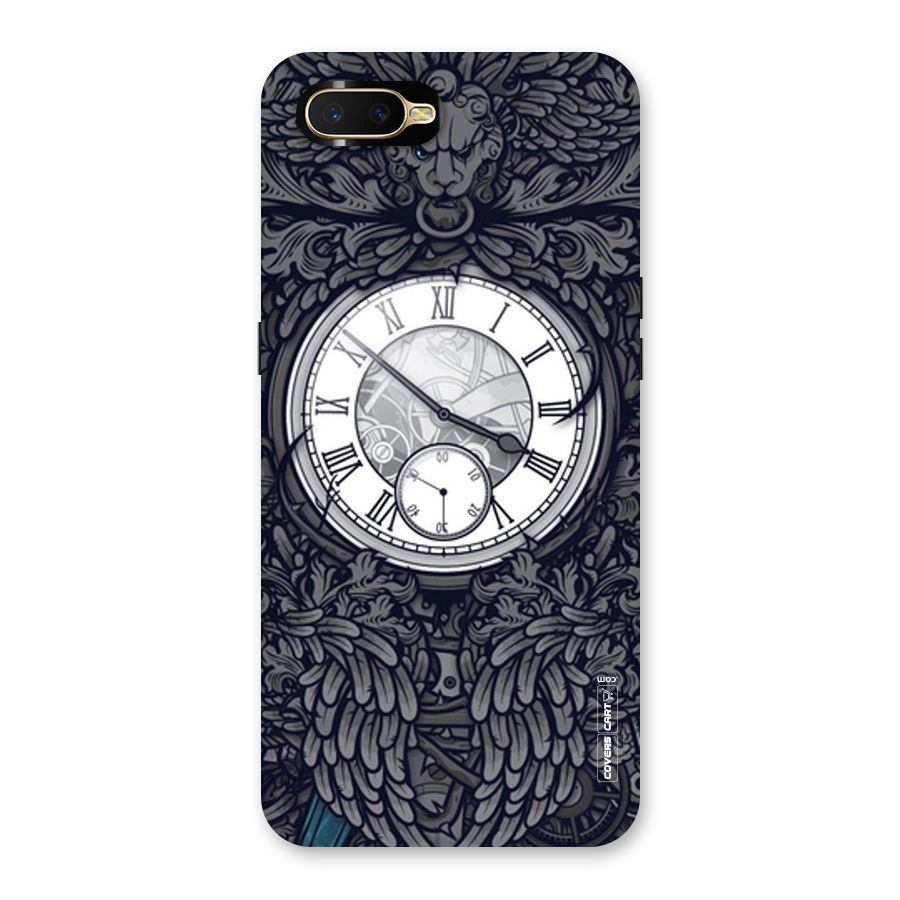 Artsy Wall Clock Back Case for Oppo K1