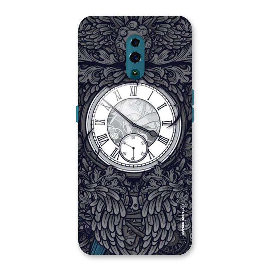 Artsy Wall Clock Back Case for Oppo Reno