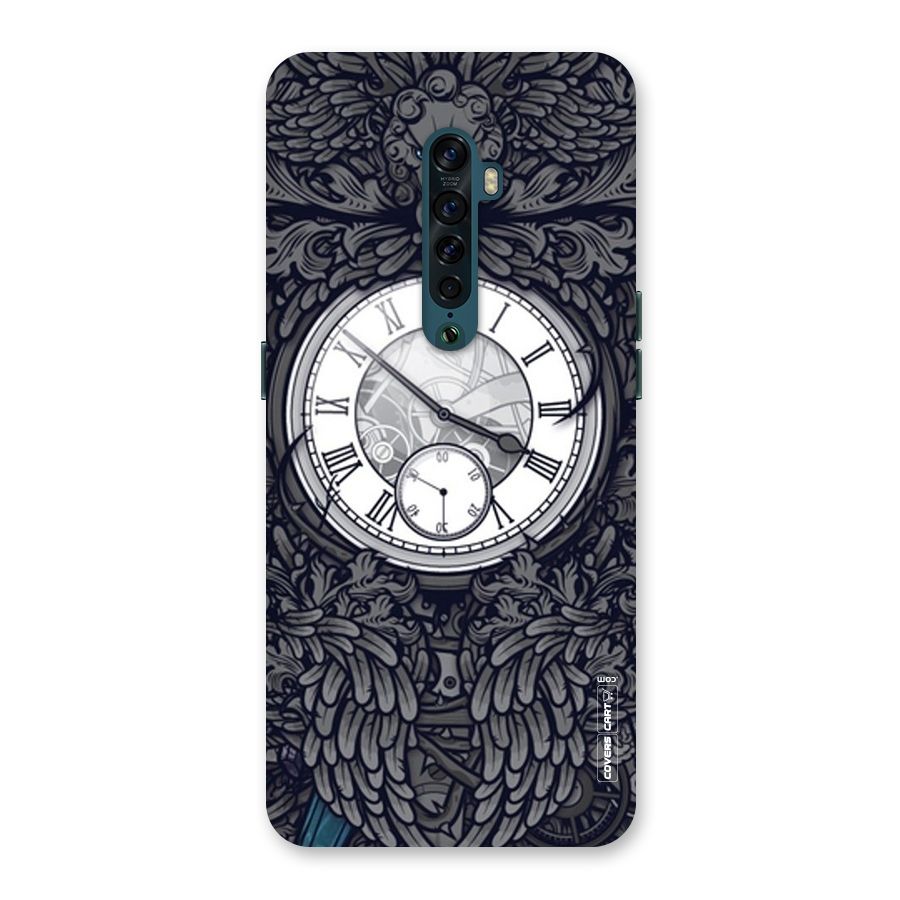 Artsy Wall Clock Back Case for Oppo Reno2