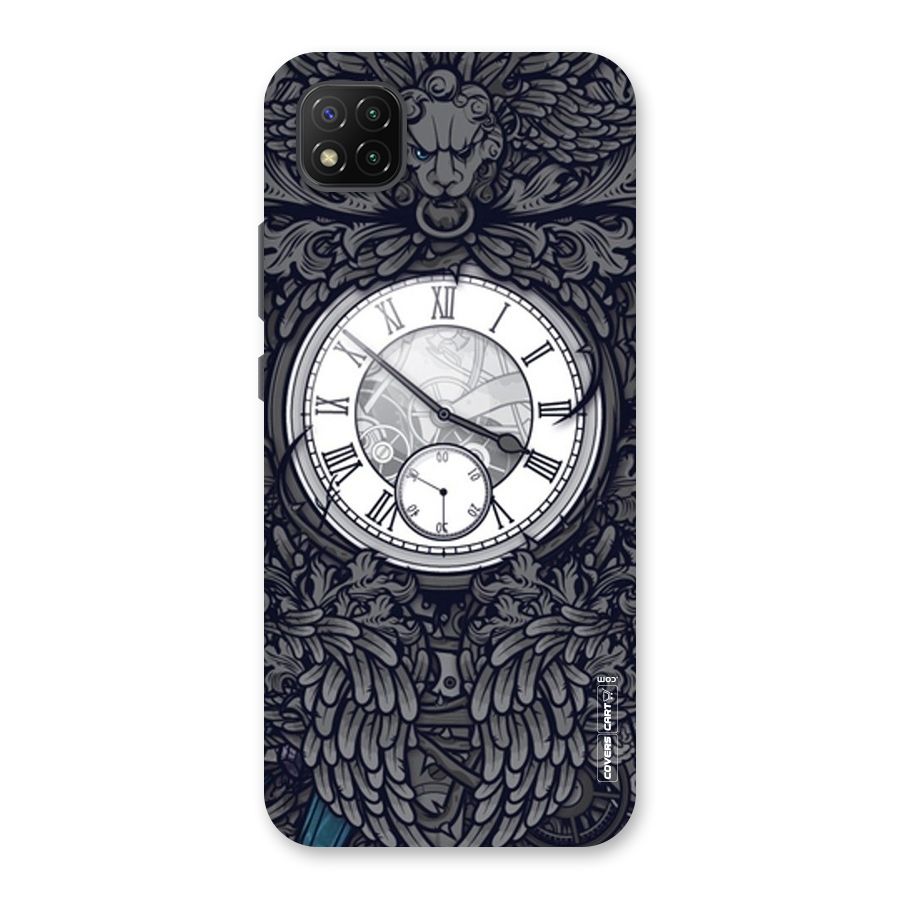 Artsy Wall Clock Back Case for Poco C3