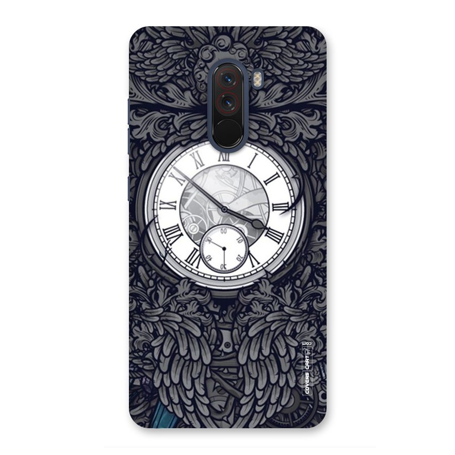 Artsy Wall Clock Back Case for Poco F1