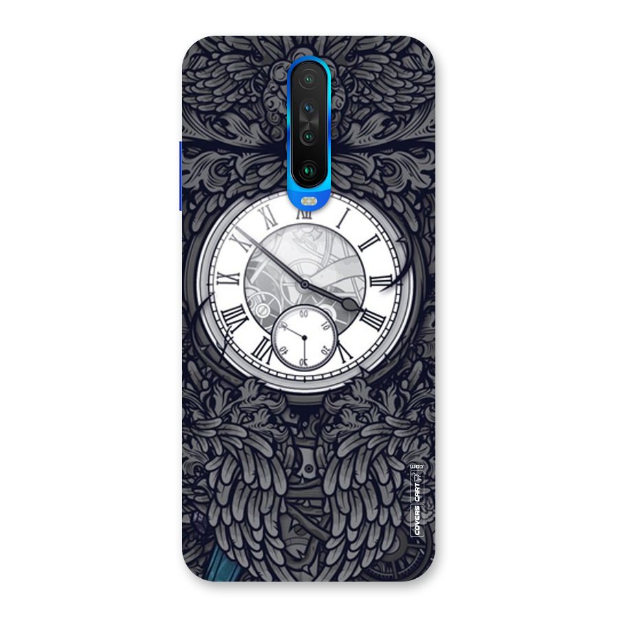 Artsy Wall Clock Back Case for Poco X2