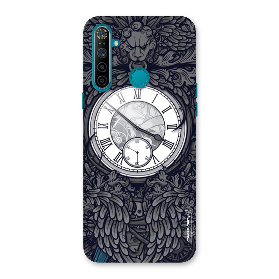Artsy Wall Clock Back Case for Realme 5i