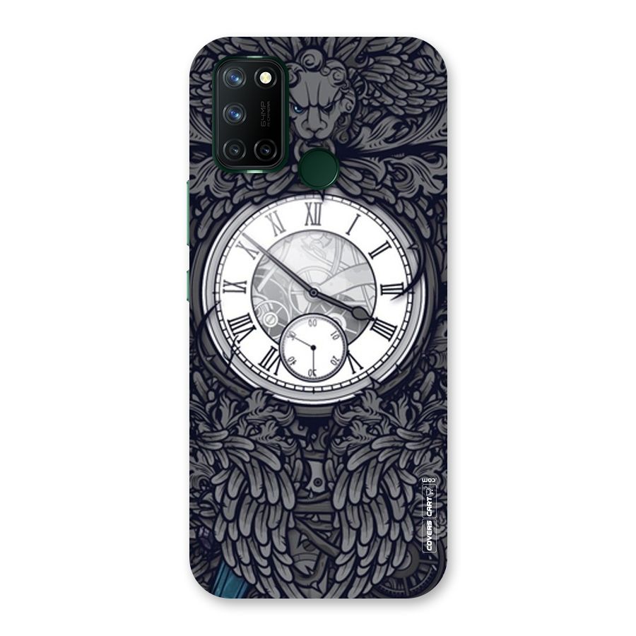Artsy Wall Clock Back Case for Realme 7i