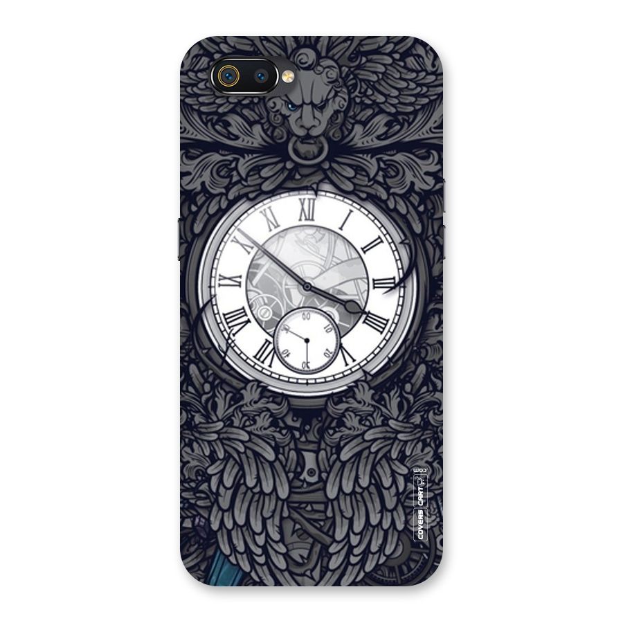 Artsy Wall Clock Back Case for Realme C2