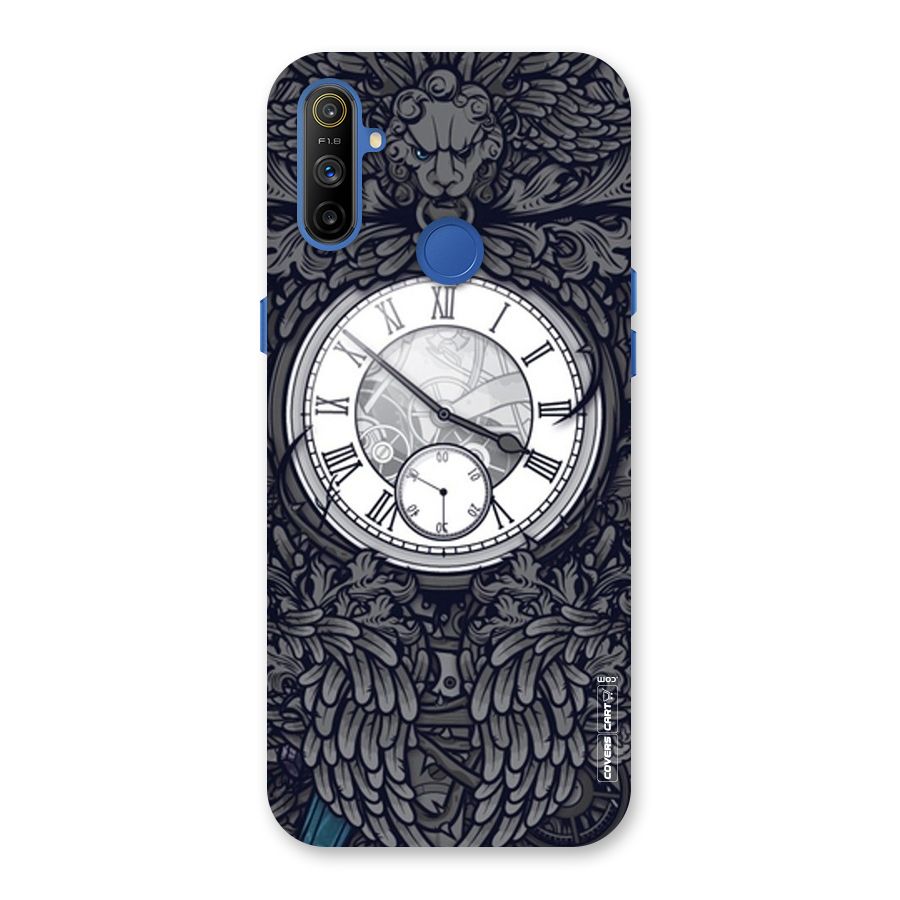 Artsy Wall Clock Back Case for Realme Narzo 10A