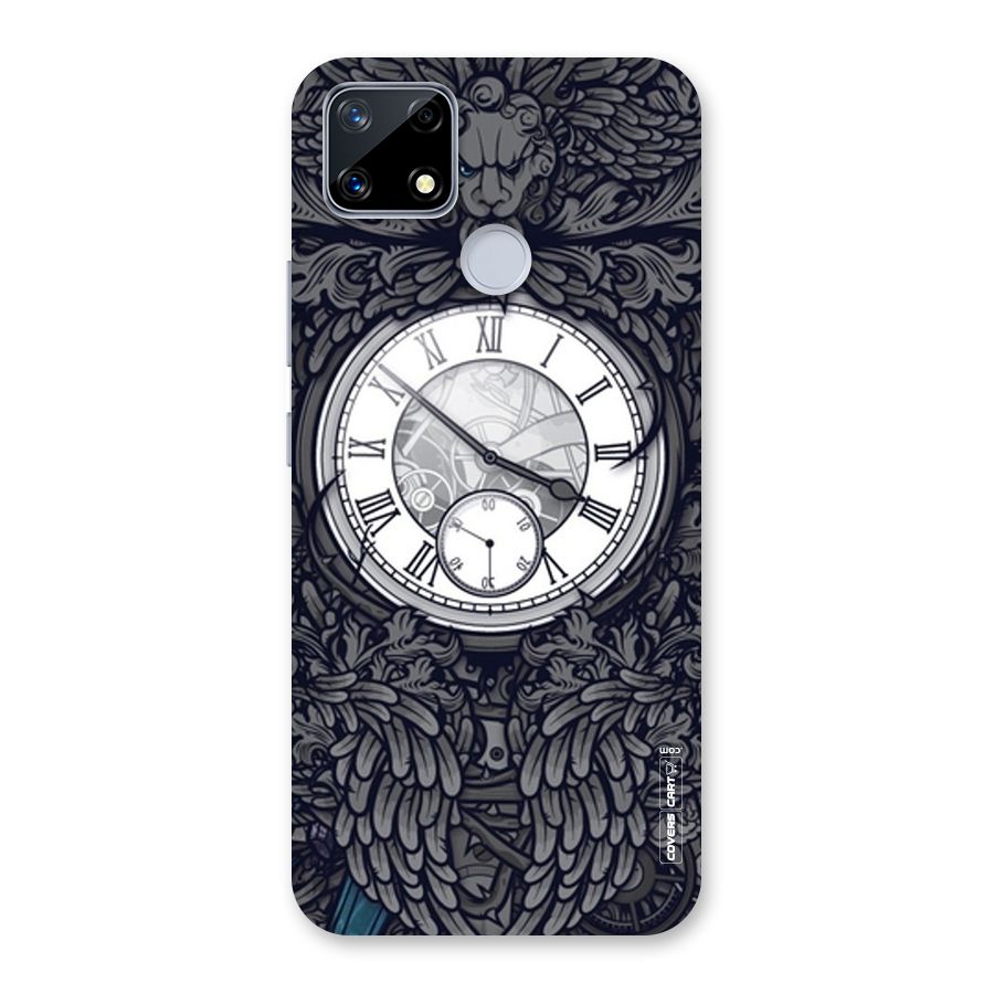 Artsy Wall Clock Back Case for Realme Narzo 20