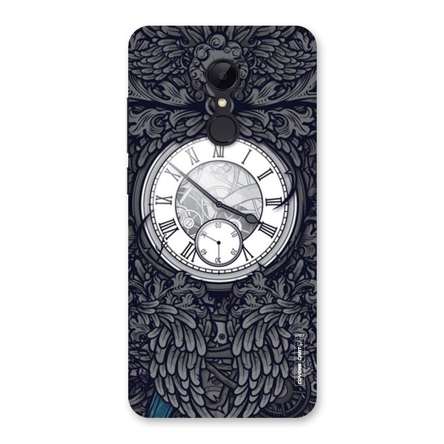 Artsy Wall Clock Back Case for Redmi 5