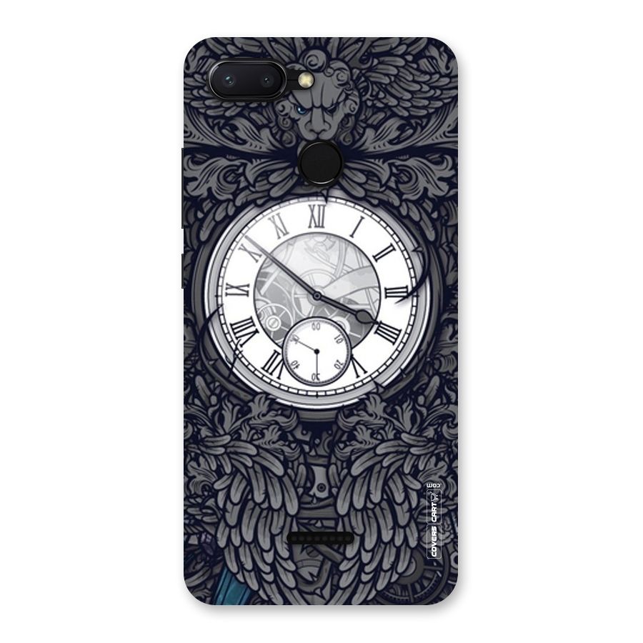 Artsy Wall Clock Back Case for Redmi 6