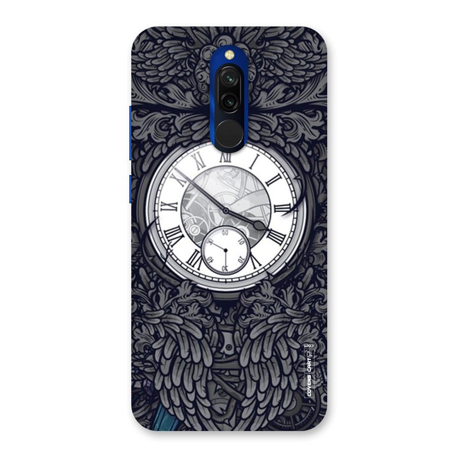Artsy Wall Clock Back Case for Redmi 8
