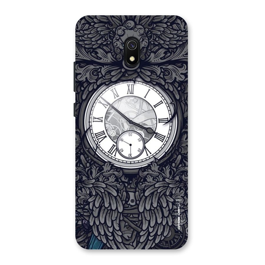 Artsy Wall Clock Back Case for Redmi 8A