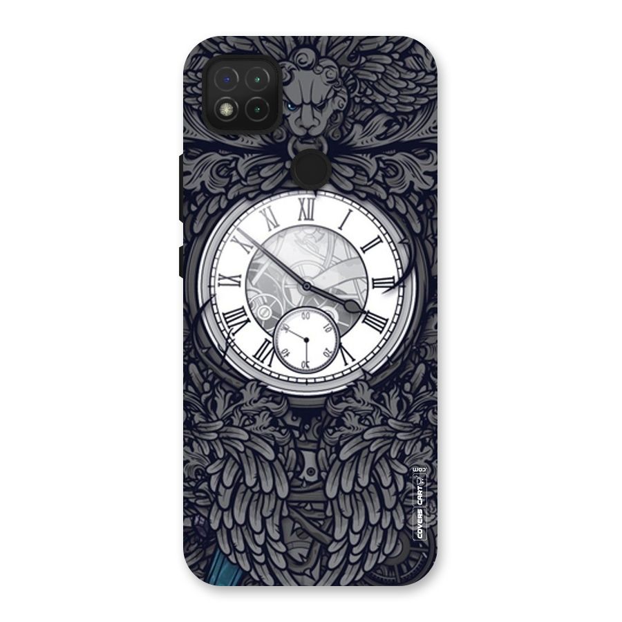 Artsy Wall Clock Back Case for Redmi 9