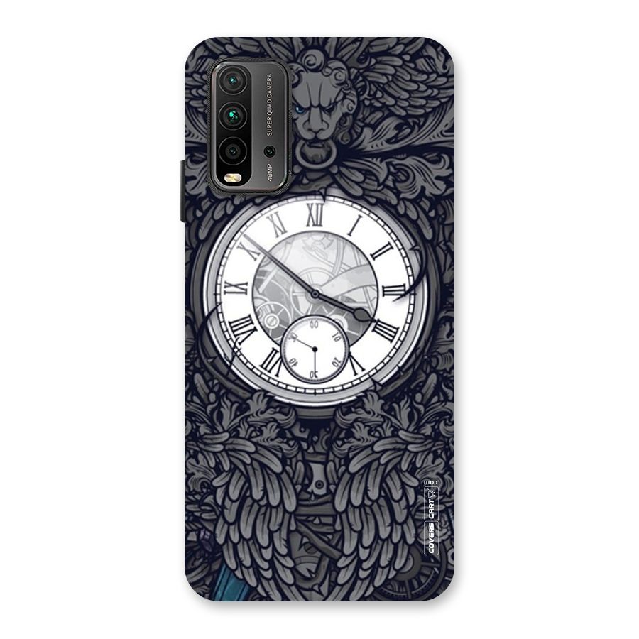 Artsy Wall Clock Back Case for Redmi 9 Power