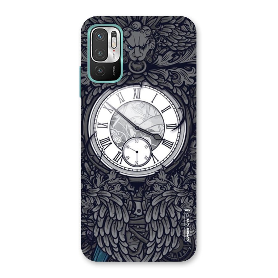 Artsy Wall Clock Back Case for Redmi Note 10T 5G