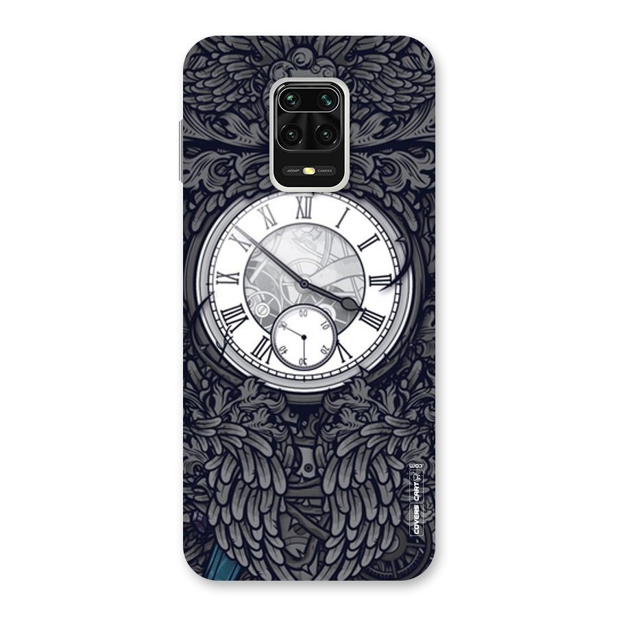 Artsy Wall Clock Back Case for Redmi Note 9 Pro