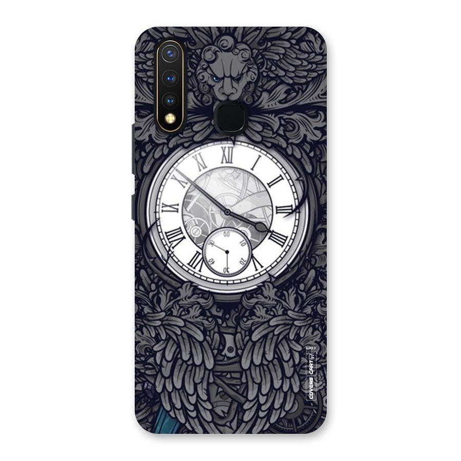 Artsy Wall Clock Back Case for Vivo U20