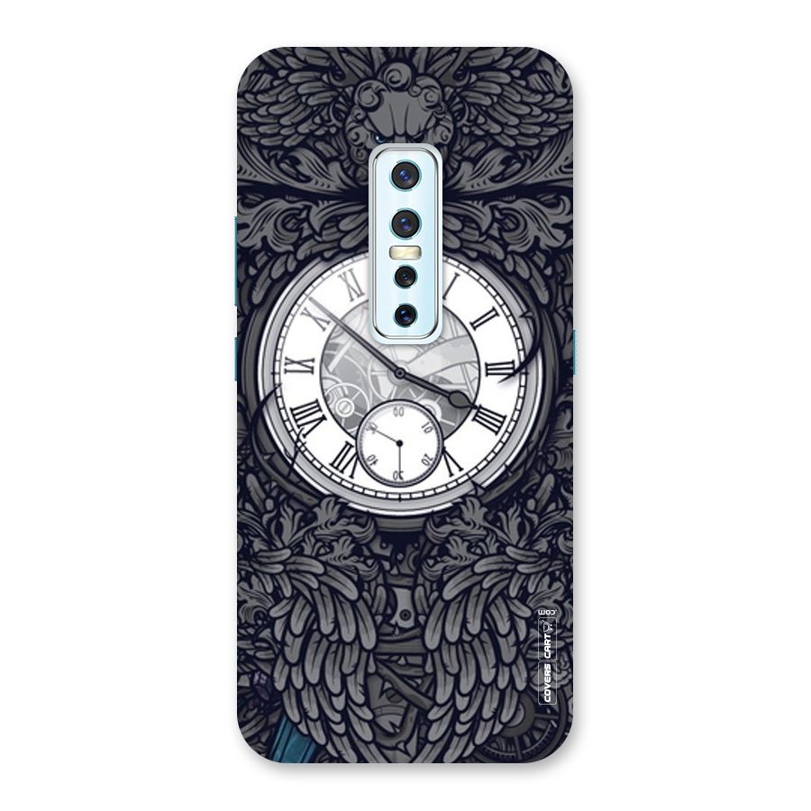 Artsy Wall Clock Back Case for Vivo V17 Pro