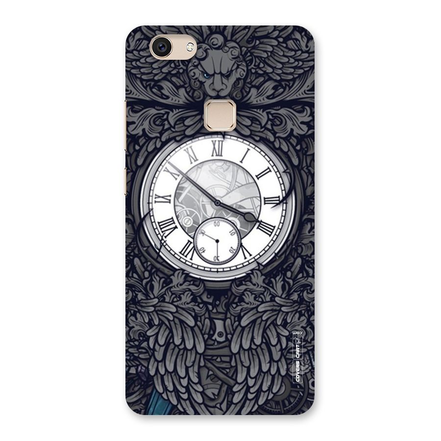Artsy Wall Clock Back Case for Vivo V7