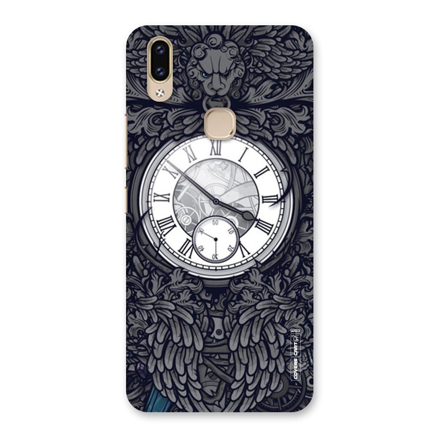 Artsy Wall Clock Back Case for Vivo V9 Youth