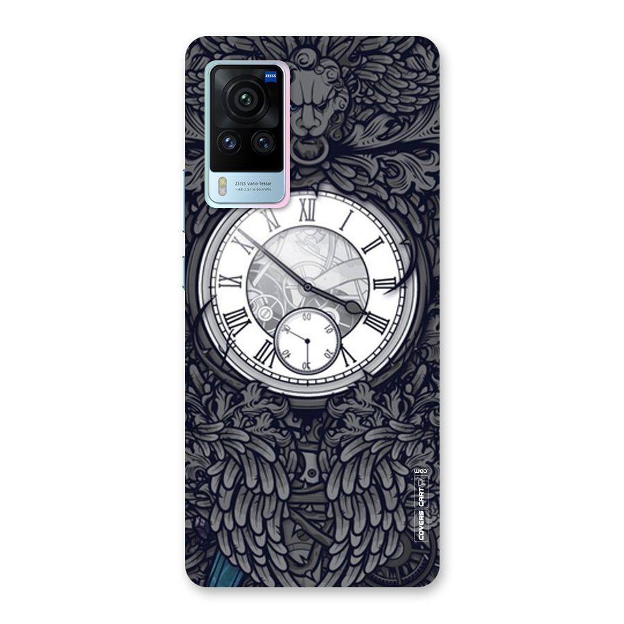 Artsy Wall Clock Back Case for Vivo X60 Pro