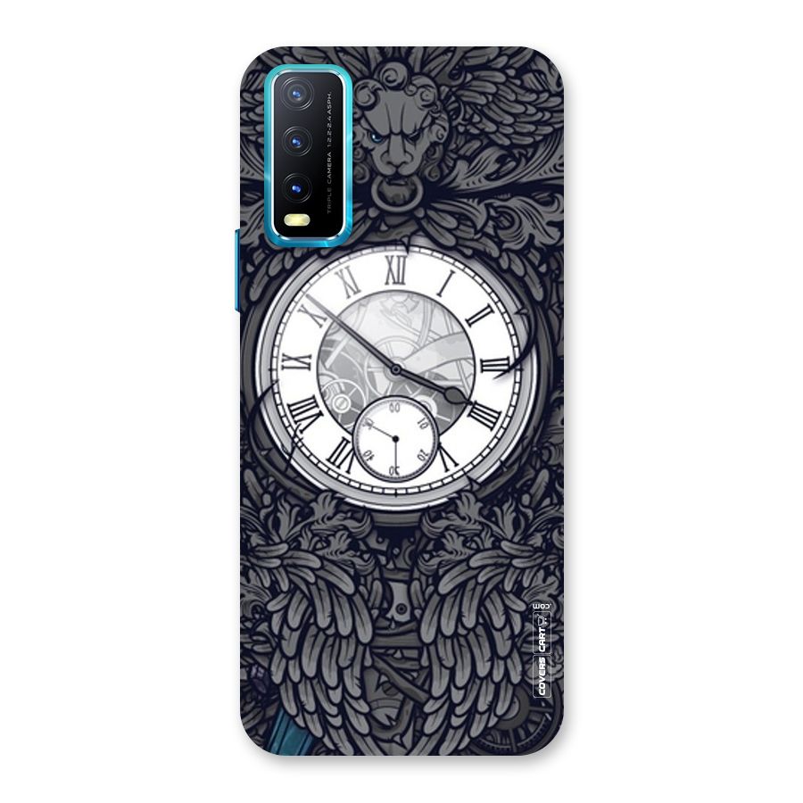 Artsy Wall Clock Back Case for Vivo Y20