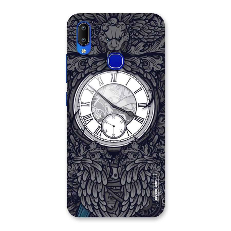 Artsy Wall Clock Back Case for Vivo Y91