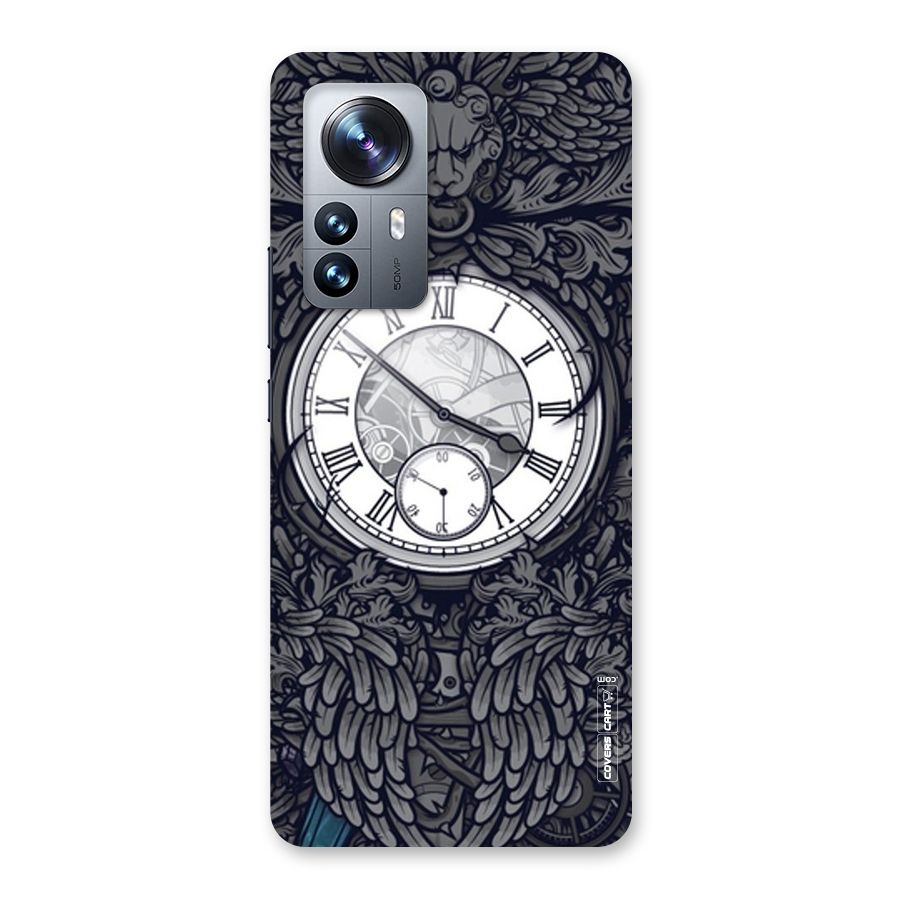 Artsy Wall Clock Back Case for Xiaomi 12 Pro